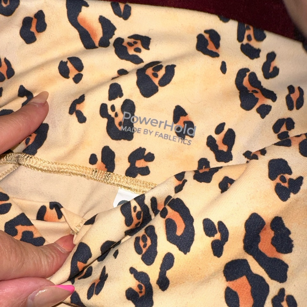 Fabletics cheetah print leggings